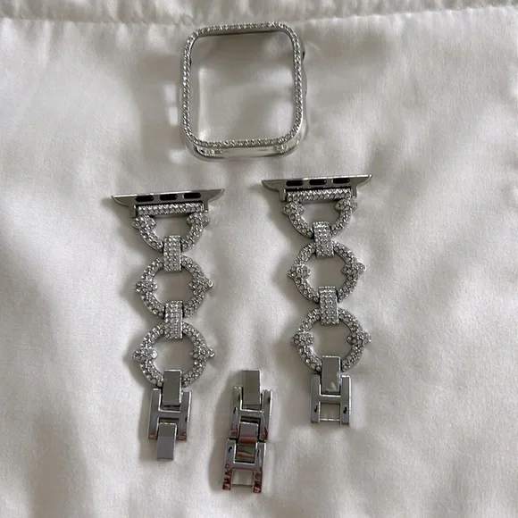 Round Shiny Bracelet Wristband for iWatch Series - Picture 1 of 8